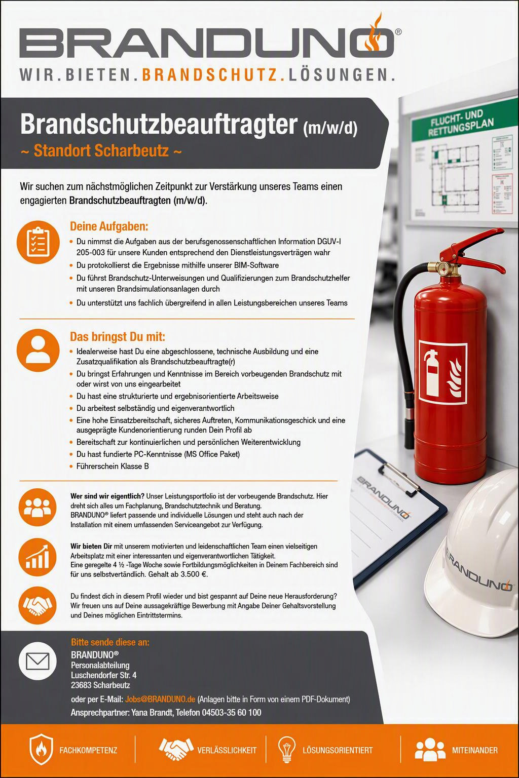 Job als Brandschutzbeauftragter